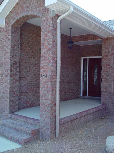 pif entry porch brick column