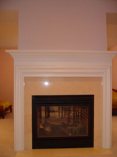 burk fireplace see thru