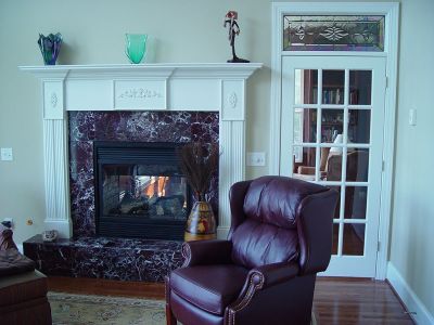 cx living room hearth
