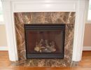 long fireplace
