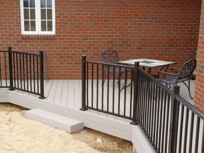bar rear deck composite with al rail