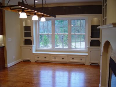 sgl hearth room window cabinets