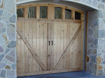 cedras exterior front garage door detail