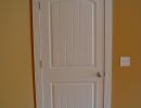 walk panel arched topped int door with beaded board